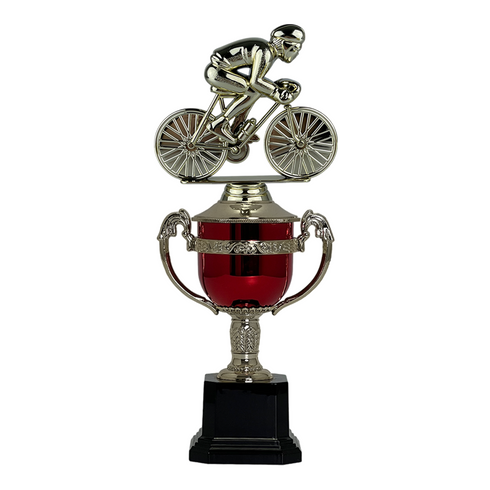 Trofeo de Copa con Figura Serie PC de Ciclismo